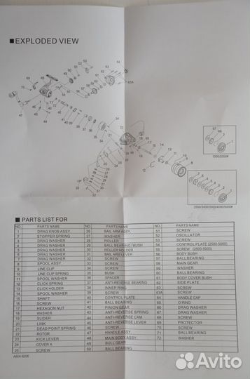 Ryobi Ecusima PRO LT 2000 Катушка безинерционная