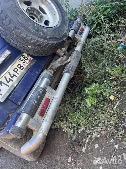 Защита бампера Паджеро 1