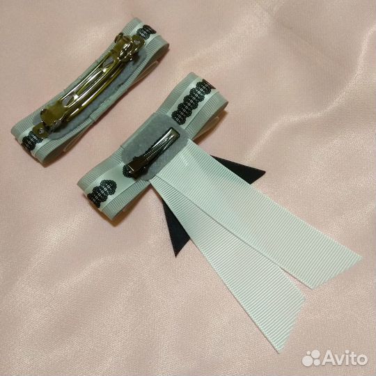 Брошь-бант и заколка (комплект)