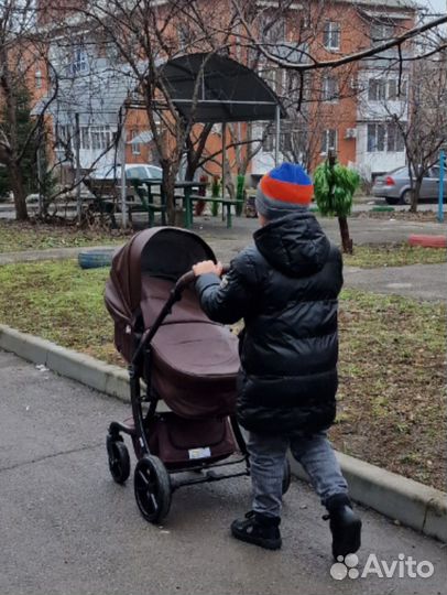 Новая коляска Farfello из эко кожи