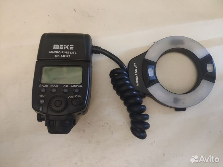 Кольцевая вспышка Meike mk-14ext для canon