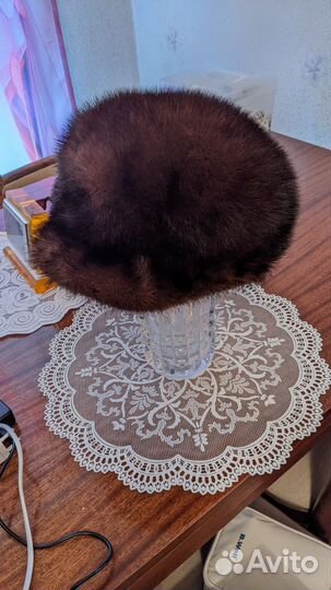 Шапка норковая женская