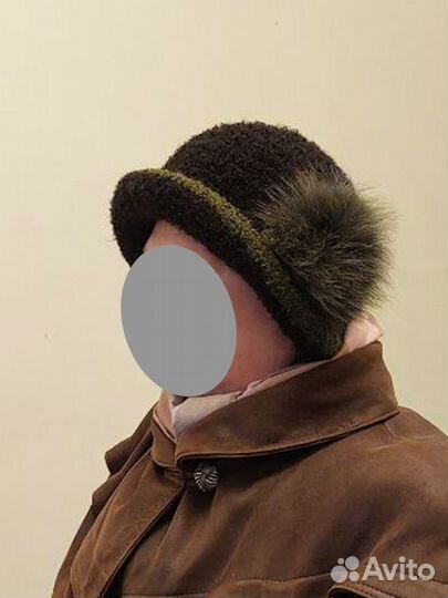 Панама шляпа шерсть-букле