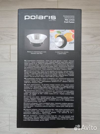 Соковыжималка Polaris Pea 1241A Fruit Fusion