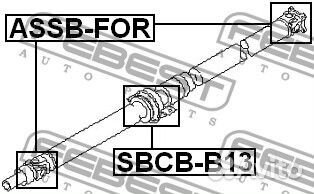 Подшипник подвесной карданного вала