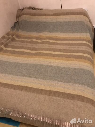 Плед новый из шерсти альпака и мериноса. 200/220