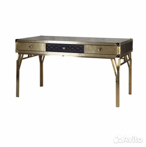 Консоль Goldman в стиле Brass Table