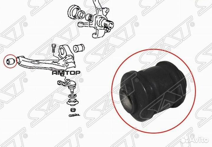 SAT ST-MB633070 Сайлентблок переднего нижнего рыча