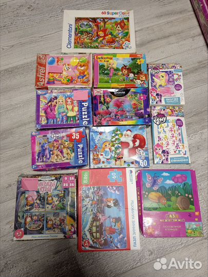 Огромный пакет игрушек для девочки