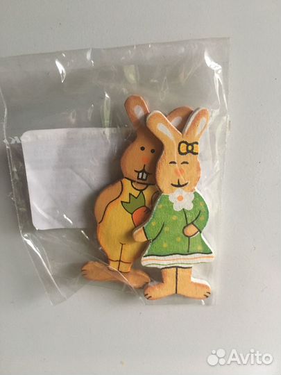 Магнитик Парочка зайчиков