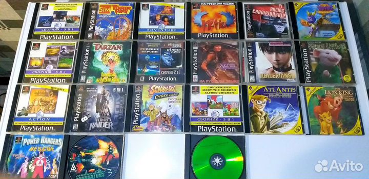 Диски ps1/ps One/пс1 (69 шт., только одним лотом)