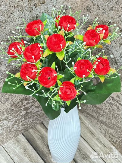 Искусственные цветы упаковка 20 штук