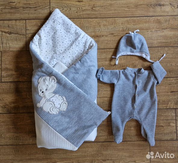 Конверт одеяло комплект на выписку