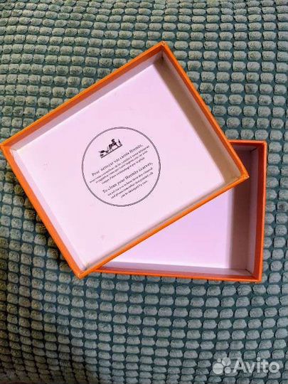 Коробка hermes 14 см на 12 см