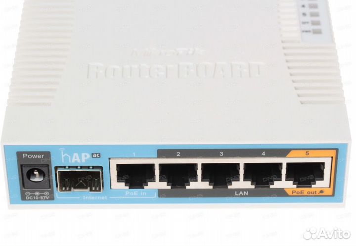 Wi-Fi роутер MikroTik RB962UiGS-5HacT2HnT (hAP ac)