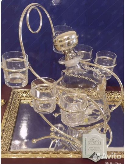 Набор для коньяка, водки, chinelli, Итали