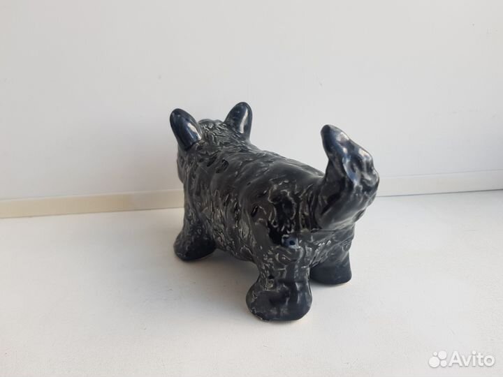 Статуэтка СССР Собака Терьер Манюня. зик Конаково