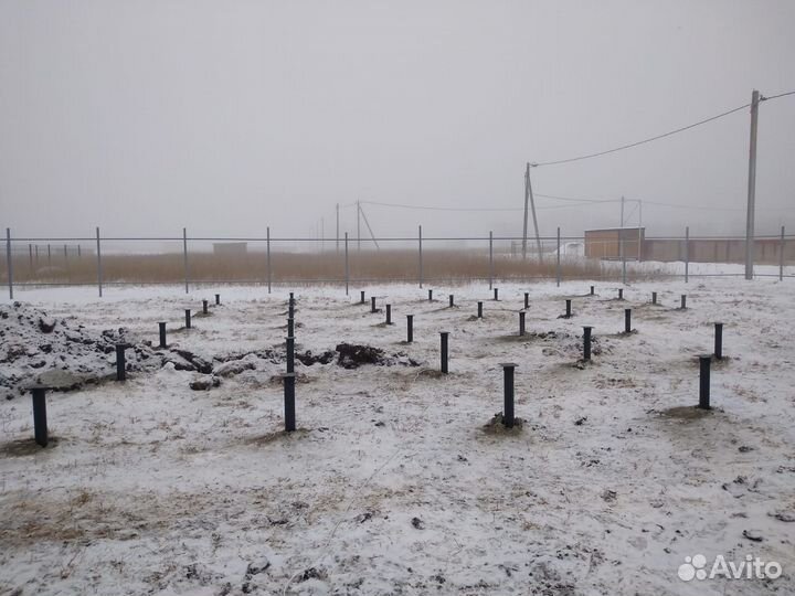 Винтовые сваи под ключ установка