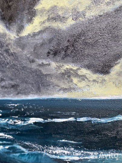 Интерьерная картина маслом на холсте «Море»