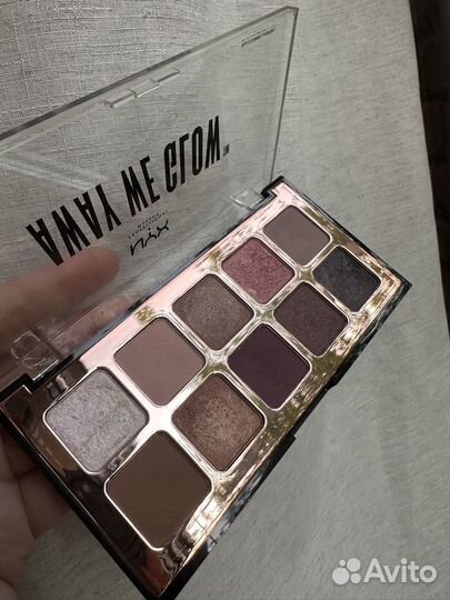 Тени для век NYX away we glow