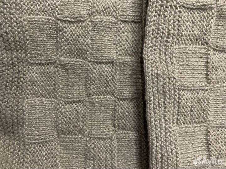 Плед вязаный