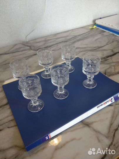 Стопки хрустальные СССР
