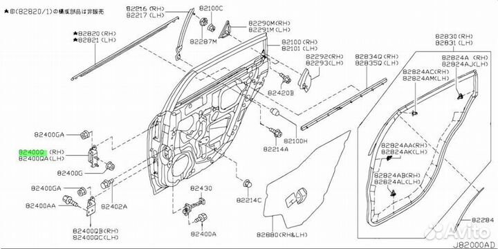 Петля двери