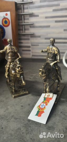 Статуэтка бронзовая Алжубарота 1385 Португалия