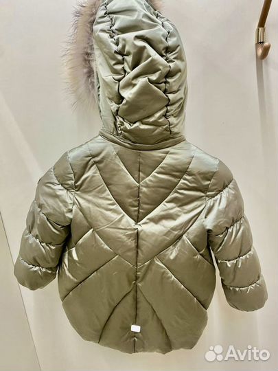 Pulka зимняя куртка, натуральный мех енот