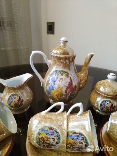 Кофейный сервиз Мадонна.Перламутр.Польша