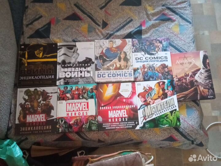 Энциклопедии DC marvel star Wars