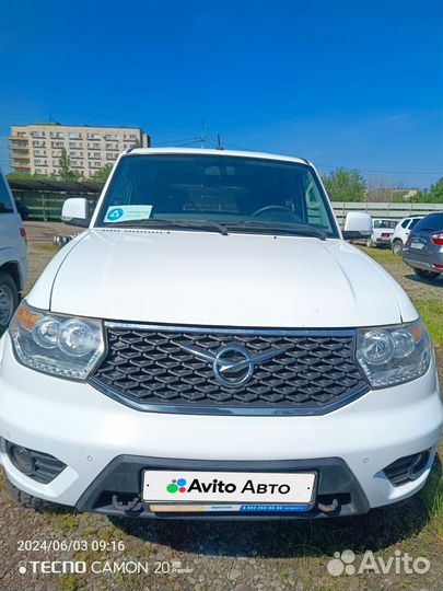 УАЗ Patriot 2.7 МТ, 2019, 133 360 км