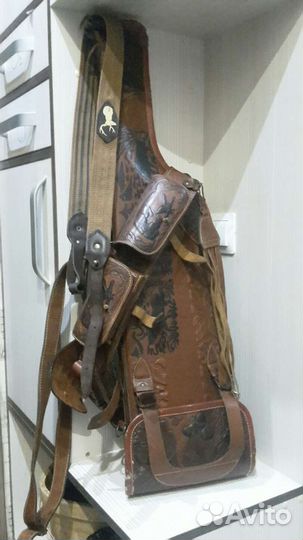 Чехол / Кобура для ружья и патронтаж, кожа