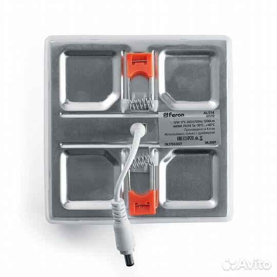 41570 Светильник встраиваемый светодиодный feron