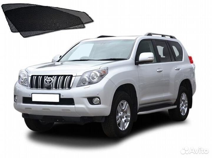 Автошторки Toyota Prado 150 на магнитах, в наличии