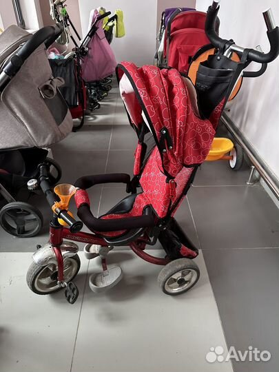 Велосипед детский с ручкой бу