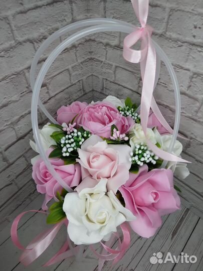 Букет из мыльных роз,цветы,подарки