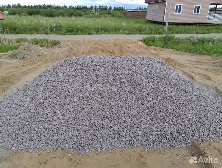 Щебень, песок, отсев, грунт