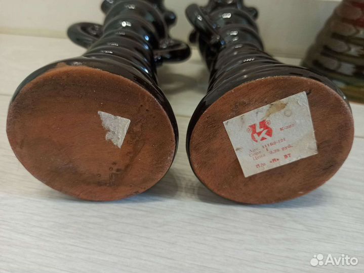 Фарфоровые подсвечники и канделябр