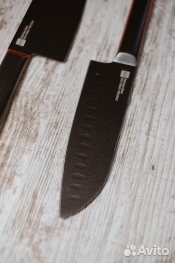 Набор ножей Xiaomi HuoHou Black Heat Knife Set 2шт