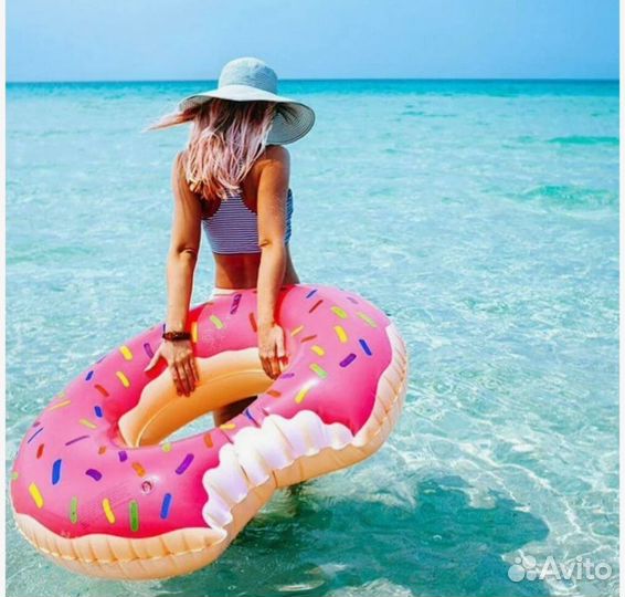Надувной пончик 90см