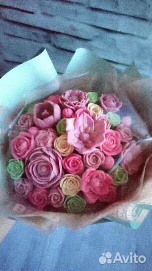 Шоколадные цветы букет из шоколадных конфет