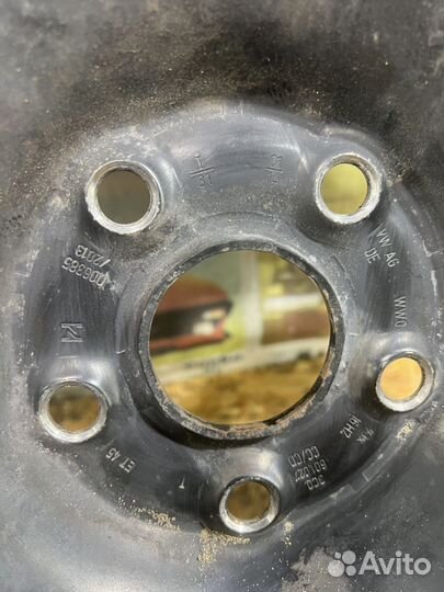 Колесо запасное R16 Шкода Фольксваген