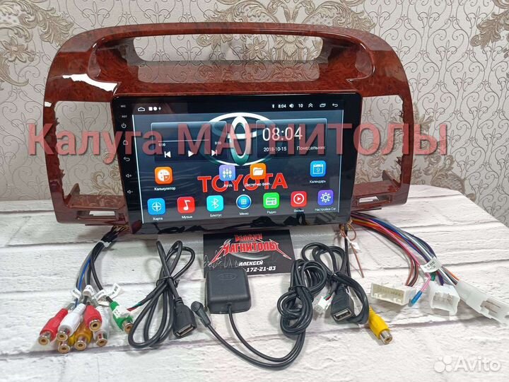 Магнитола Toyota Camry 5 XV30 андроид новая