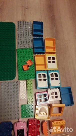 Lego duplo без коробки (4 набора примерно)