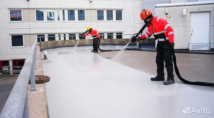 Гидроизоляция кровли жидкой резиной