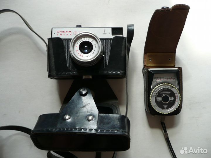 Фотоаппарат Смена-8М + фотоэкспонометр