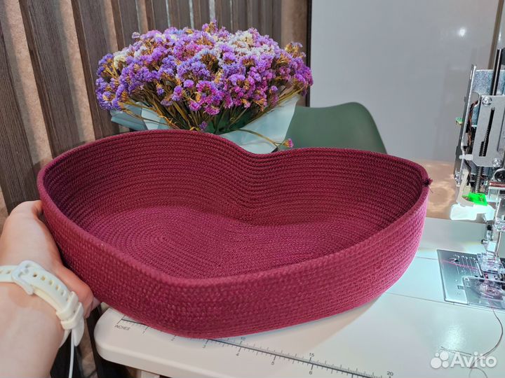 Корзина из шнура