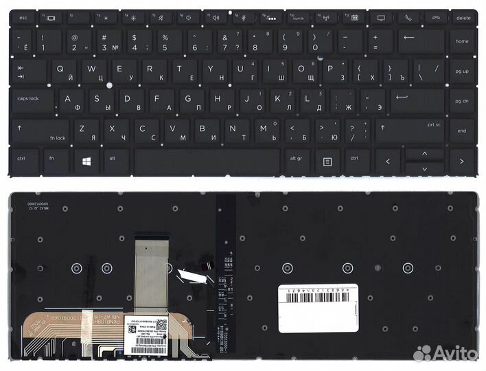 Клавиатура HP EliteBook x360 1040 G6 черная