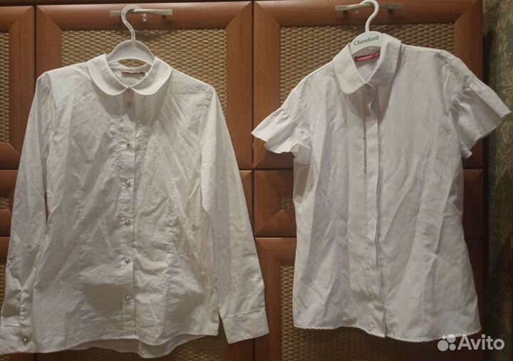 Рубашки для школы, 2 штуки